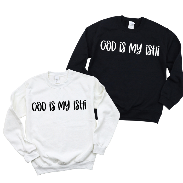 God is My Ishi Classic Design Sweatshirt